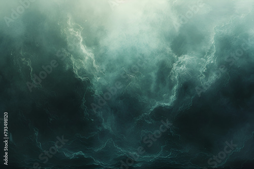 clouds over the sea, Misty Moody Background Wide Graphic Resources © AAmir