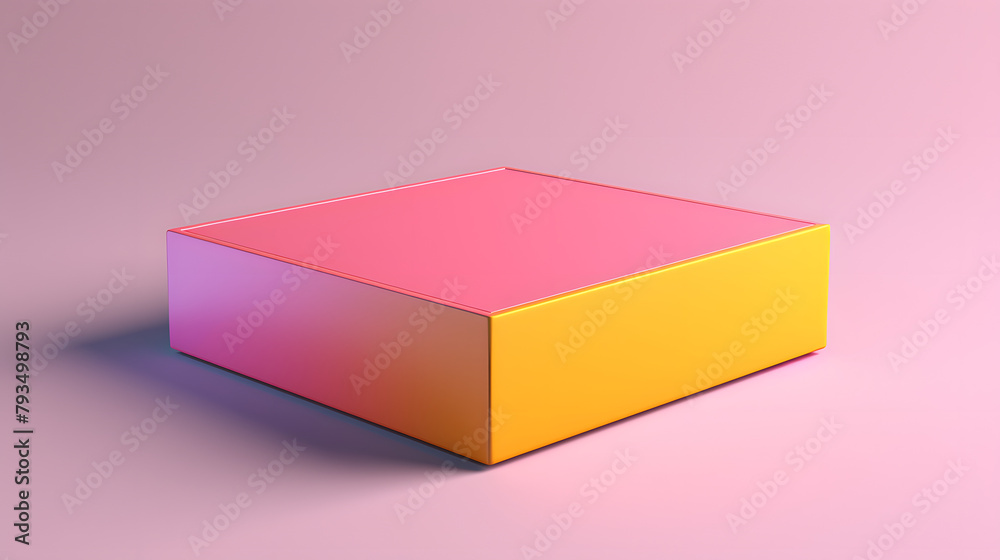 Box Mockup colorful 3d Box Mockup colorful 3d