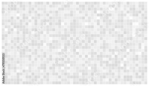 square mosaic for background, backdrop, wallpaper (grey)