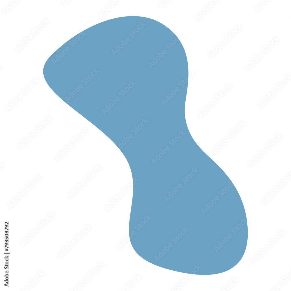 Blue Blob Icon Blue Blob Icon