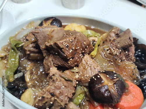 Braised Short Ribs, galbijjim photo