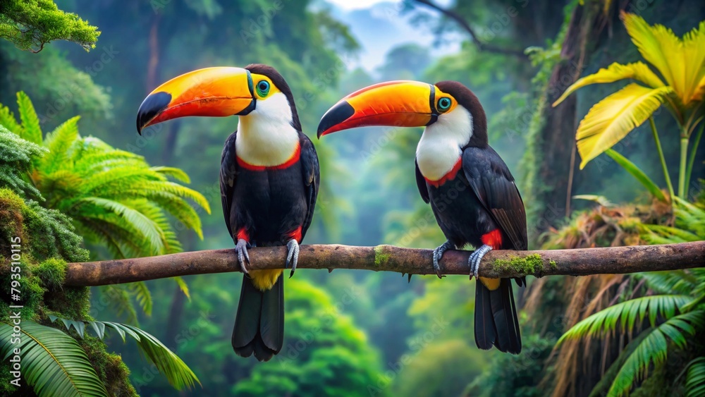 Fototapeta premium toucan in the jungle