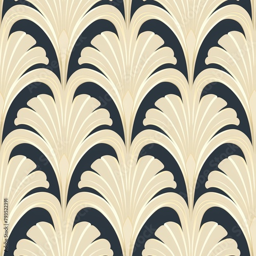 seamless pattern with feathers