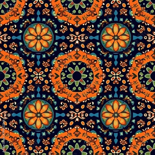 pattern with flowers
