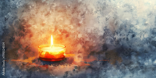 Eternal Flame  The Flickering Candle and Lasting Light - Picture a flickering candle representing the life of a deceased leader  with its light continuing to shine brightly  symbolizing their lasting 