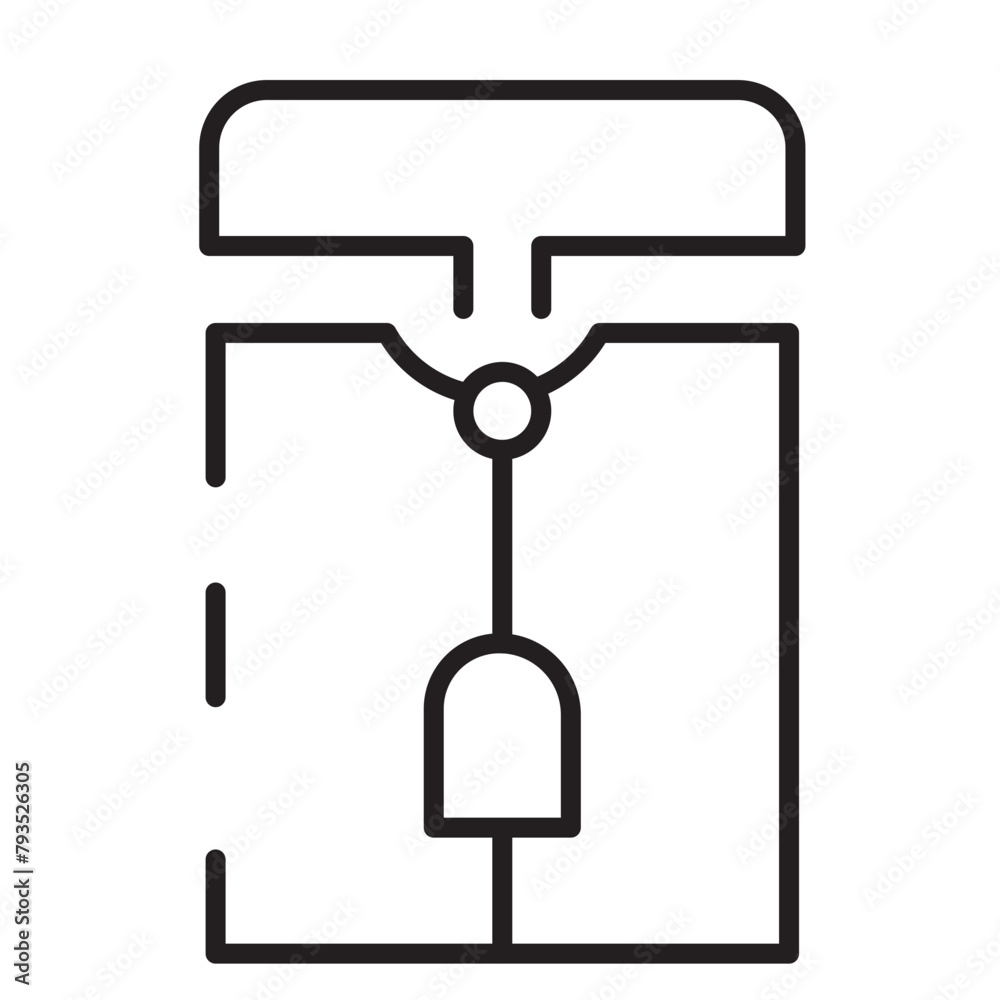 Chinese Cultures Decoration Line Icon Chinese Cultures Decoration Line Icon