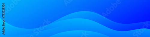 Make a bold statement with this gradient blue wave abstract banner. Its striking visual impact and modern aesthetic are sure to captivate viewers and elevate your designs