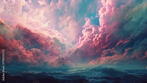 The horizon blurs into a mesmerizing fusion of rosy pinks and deep blues inviting you to escape into a fantastical dreamscape beyond reality. . photo