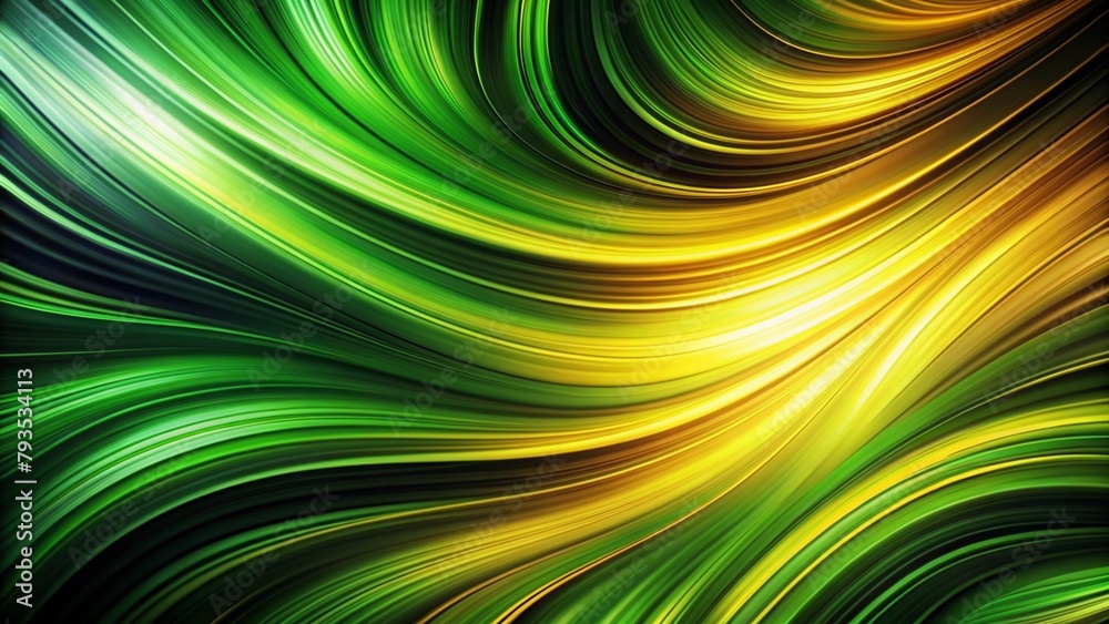 Naklejka premium green yellow black abstract background