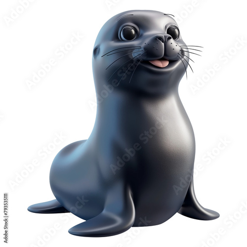 3d sea lion