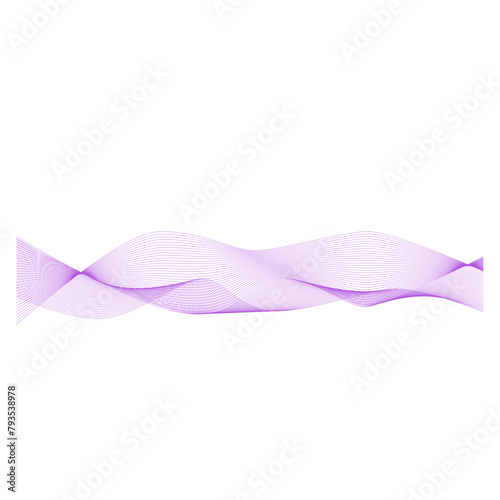 Abstract Purple Wave