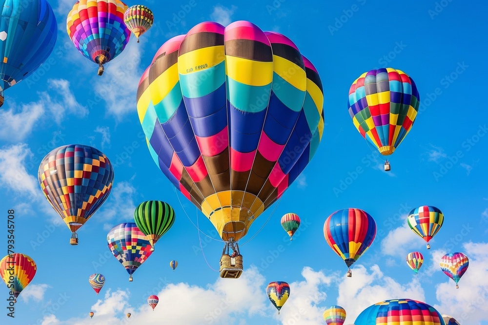Obraz premium colorful balloon festival