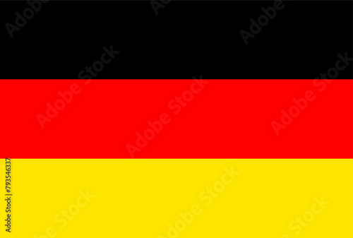 vector illustration of Germany flags