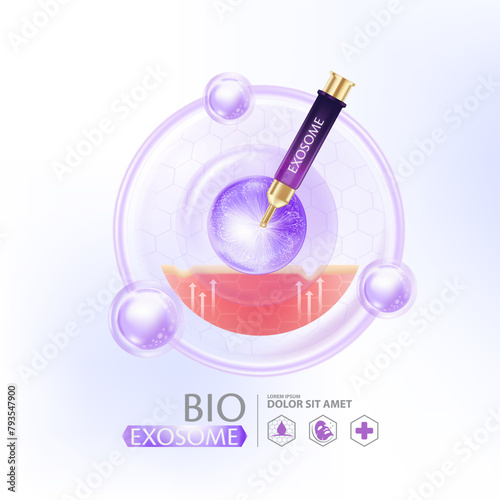 Exosome Serum Skin Care Cosmetic,  Skin Rejuvenation