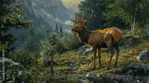 Discover the hidden treasures of the great outdoors  where wildlife thrives in its purest form  captured in strikingly realistic imagery.