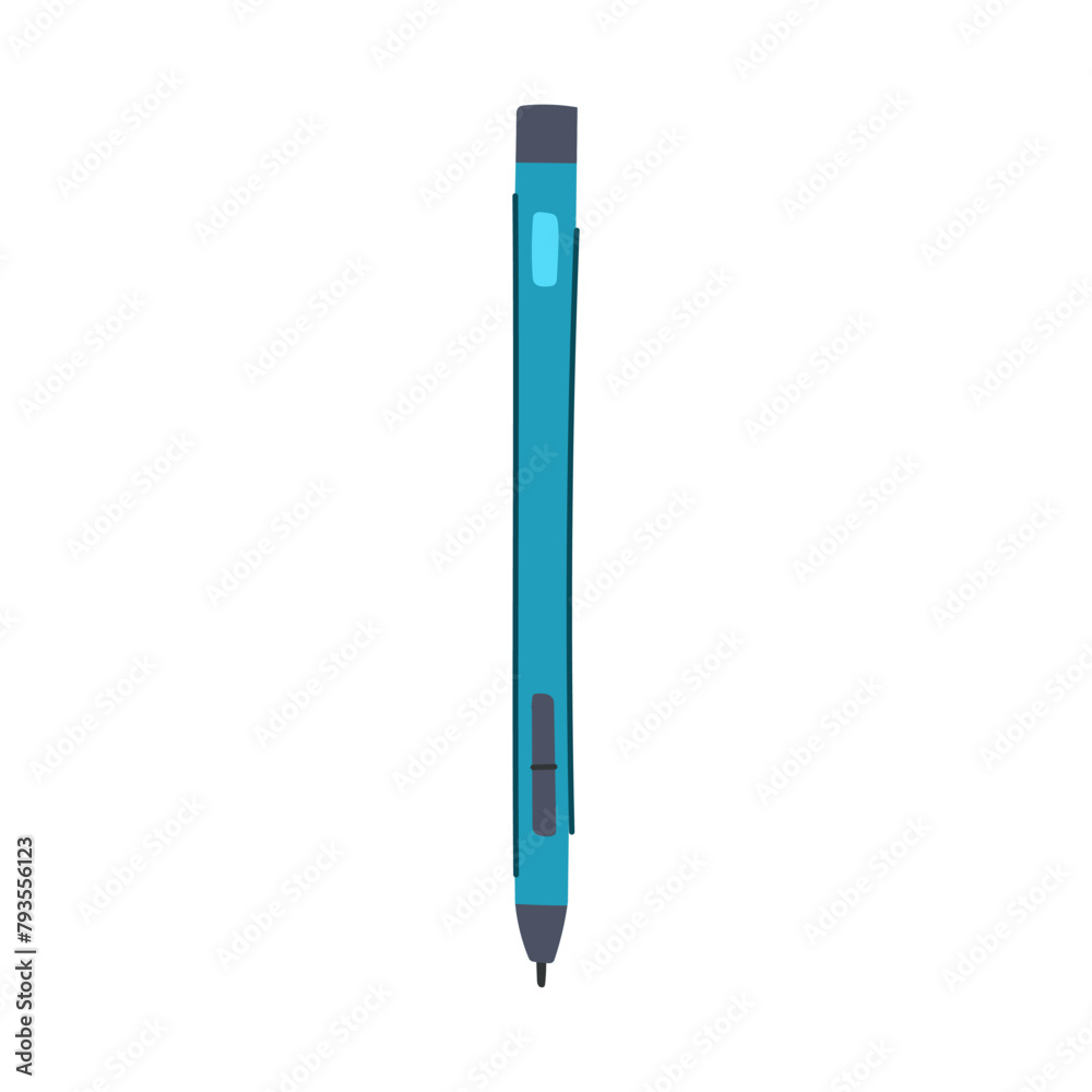 drawing digital pen cartoon. sketching stylus, handwriting paperless, smnotebooks creative drawing digital pen sign. isolated symbol vector illustration