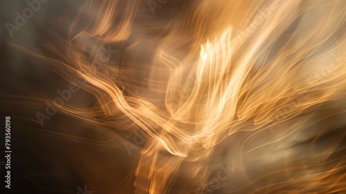 Light in abstract motion