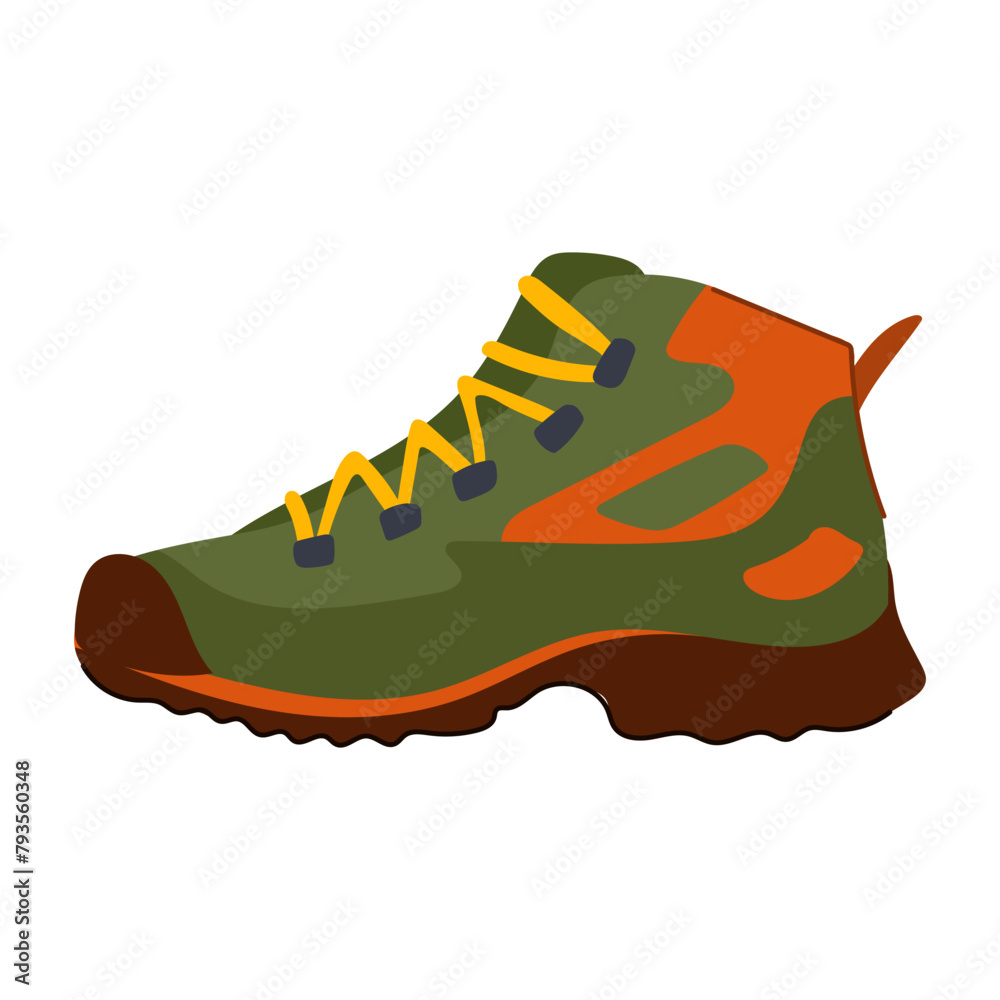 mountains hiking boots female cartoon. gear adventures, essentials fashion, style accessories mountains hiking boots female sign. isolated symbol vector illustration mountains hiking boots female cartoon. gear adventures, essentials fashion, style accessories mountains hiking boots female sign. isolated symbol vector illustration