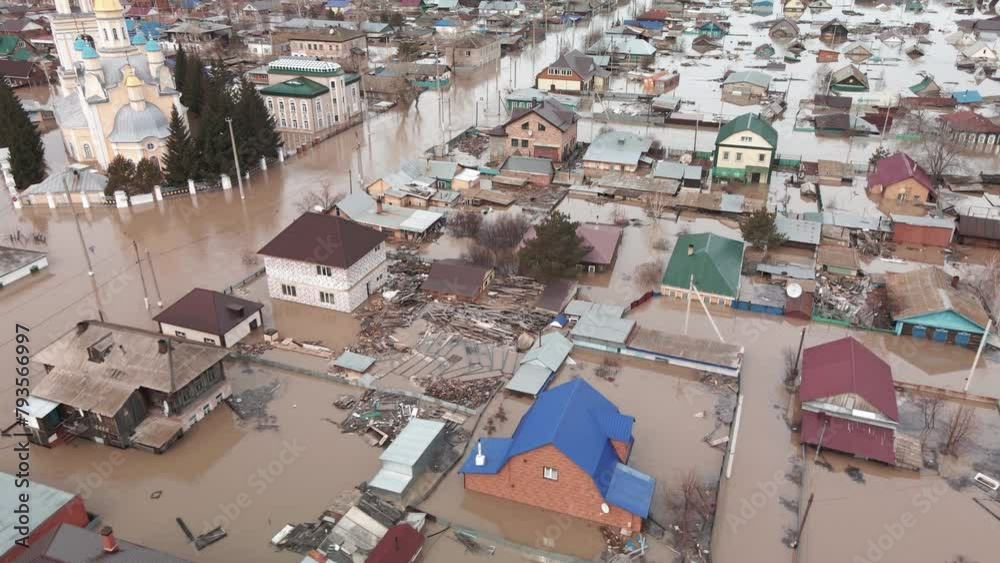 Global warming, floods on the planet.The apocalypse, catastrophes ...