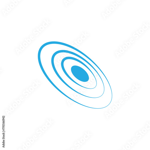 frisbee logo icon