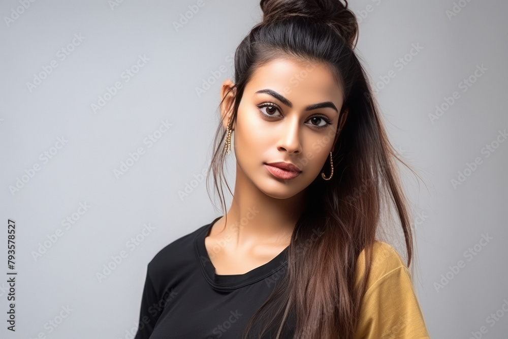 Young and beautiful indian woman Young and beautiful indian woman