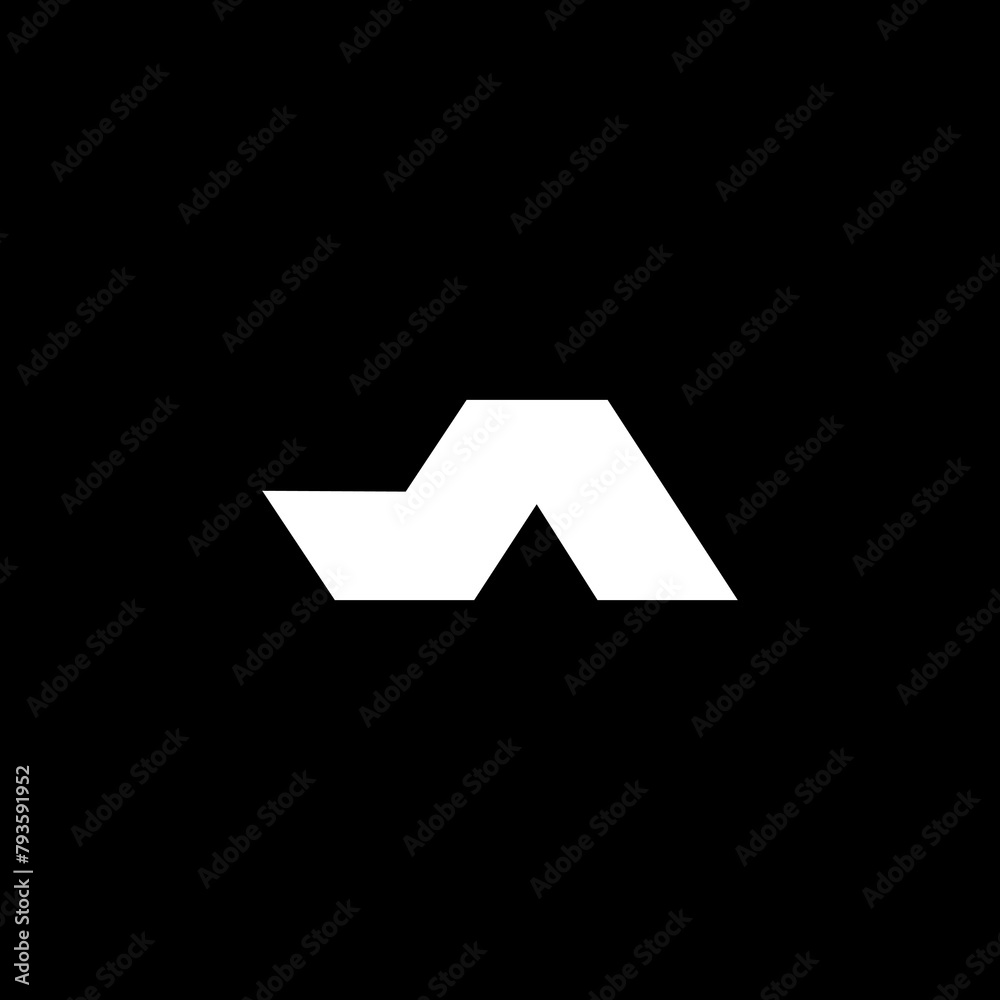 Black and white creative business company logo design Black and white creative business company logo design