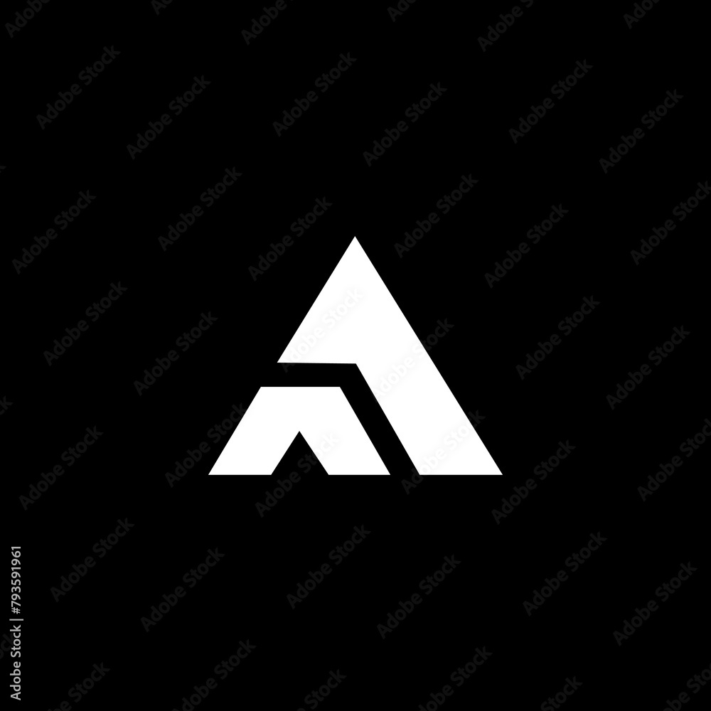 Black and white creative business company logo design Black and white creative business company logo design