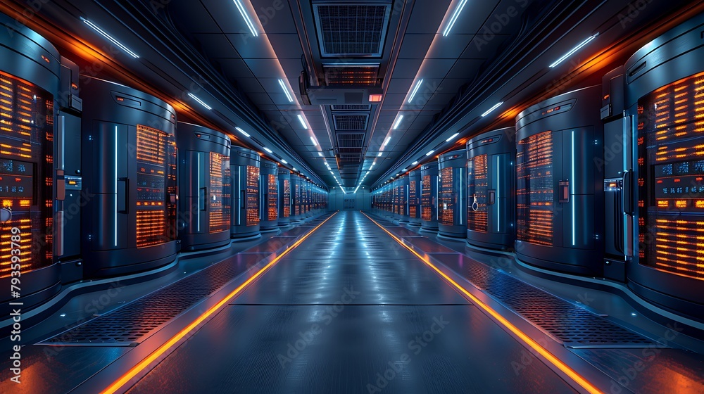 Dive into the world of quantum computing with a panoramic shot of a state-of-the-art research facility, where scientists harness the power of subatomic particles to unlock the secrets of the universe.