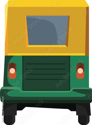 tuk tuk vector template design , White background