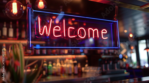 LED Display - "Welcome" signage 