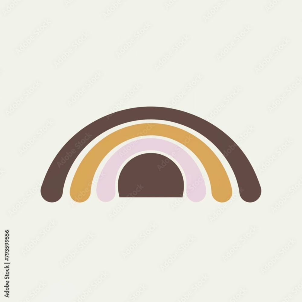 New design boho-minimalist-vector mountain sunset-retro design New design boho-minimalist-vector mountain sunset-retro design