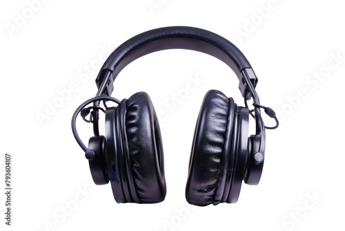 A Pair of Headphones on a White Background