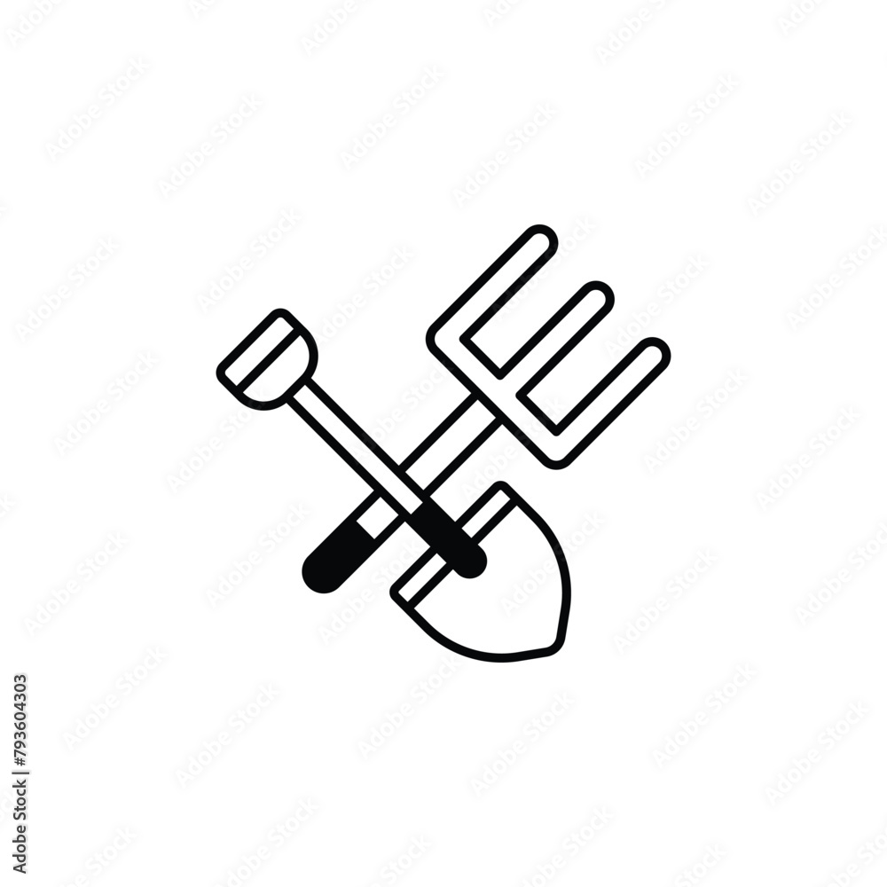 Tools icon design with white background stock illustration