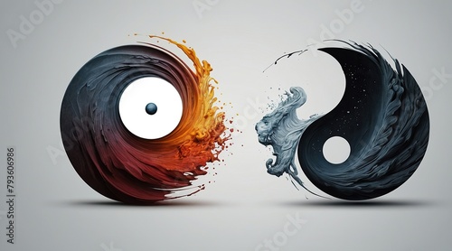 Yin and Yang. Light and darkness. Harmony is around us.
