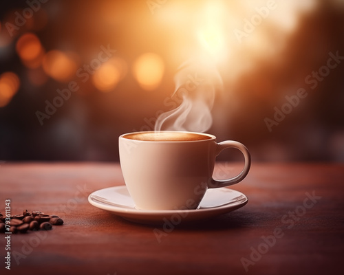 Cup of coffee for the morning helps you feel energized before work. Helps reduce cholesterol in the blood vessels Prevent heart disease.