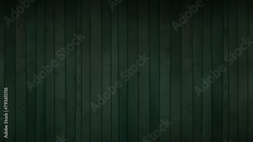 Dark green wood texture background. Old wooden planks. 