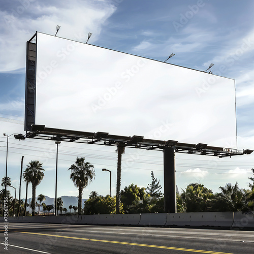 Outdoor billboard mockup