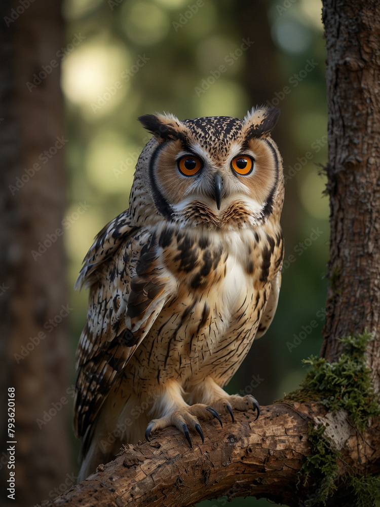 Nature's Palette, Owls in the Natural Color Scheme Nature's Palette, Owls in the Natural Color Scheme