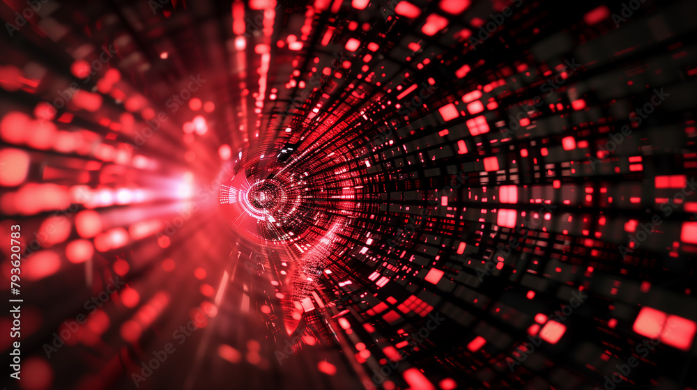 A black and red background with red squares. The squares are in different sizes and are scattered throughout the image A black and red background with red squares. The squares are in different sizes and are scattered throughout the image