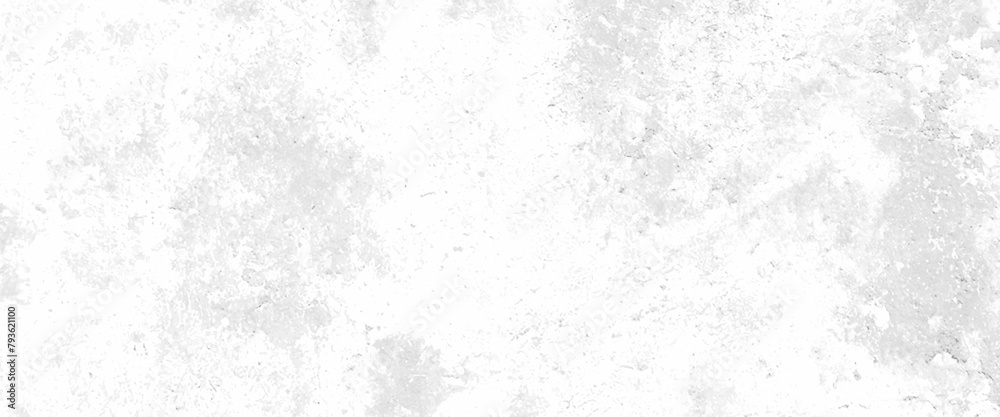 Vector white light polished empty wall, cement floor background, old vintage grunge texture design.	