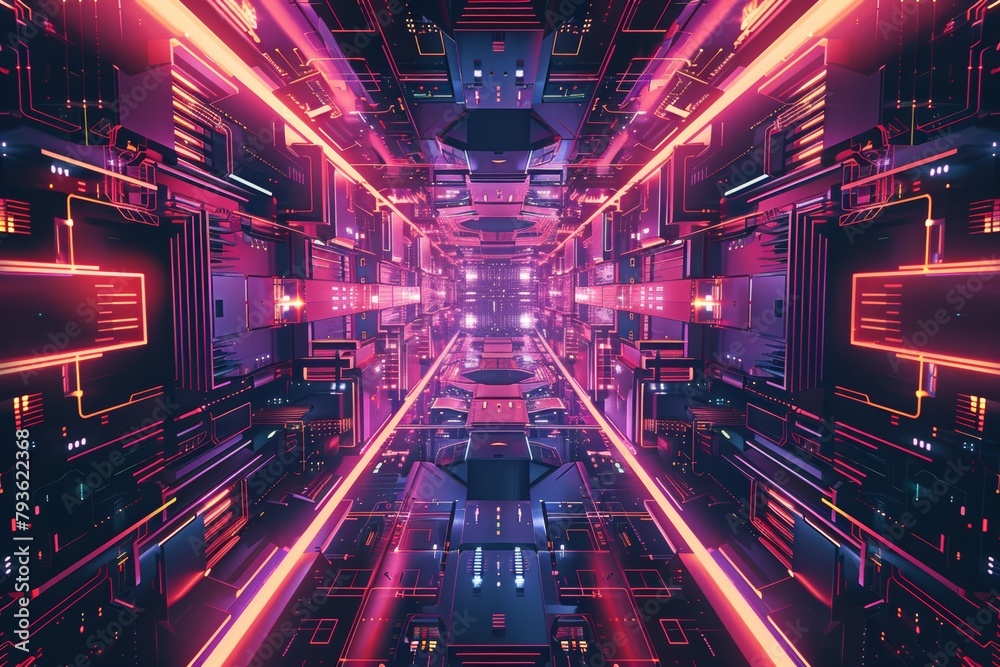 Art deco background with a futuristic aesthetic for tech-themed content Art deco background with a futuristic aesthetic for tech-themed content