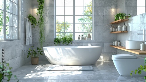 Modern Elegance: Chic Bathroom Design © foto.katarinka