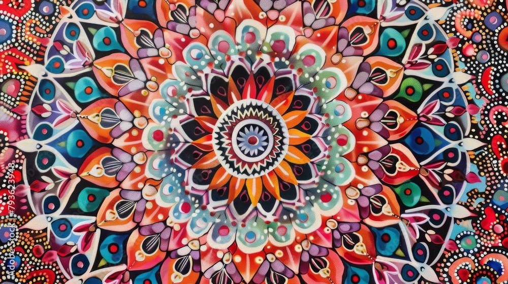 Captivating mandala designs captivating the viewer's attention