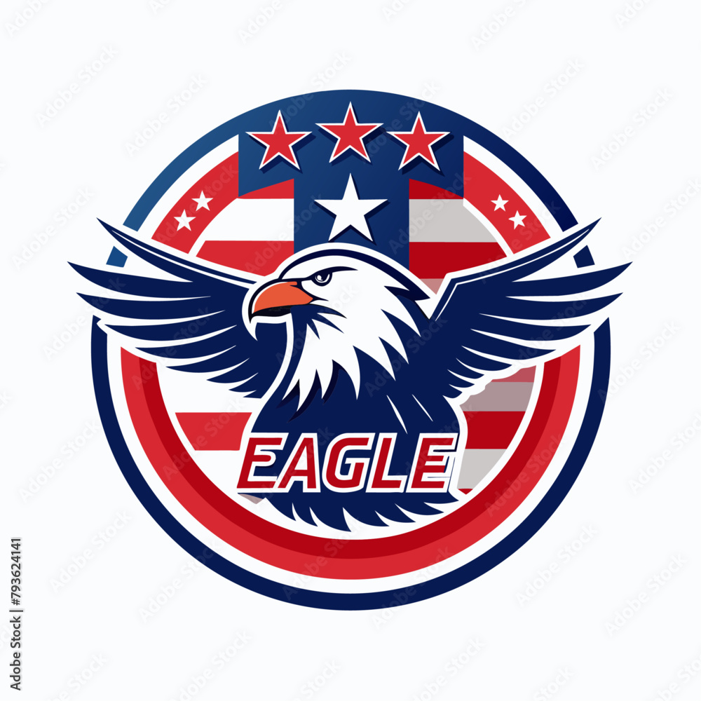 Naklejka premium Eagle Brand logo vector (9)