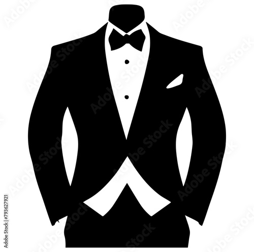 Tuxedo jacket symbols, Man's jacket Wedding suit