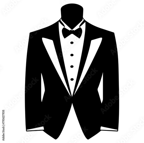Tuxedo jacket symbols, Man's jacket Wedding suit