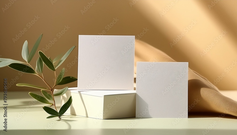 Shadow Overlay for Square Cards: Minimal Mockup Shadow Overlay for Square Cards: Minimal Mockup