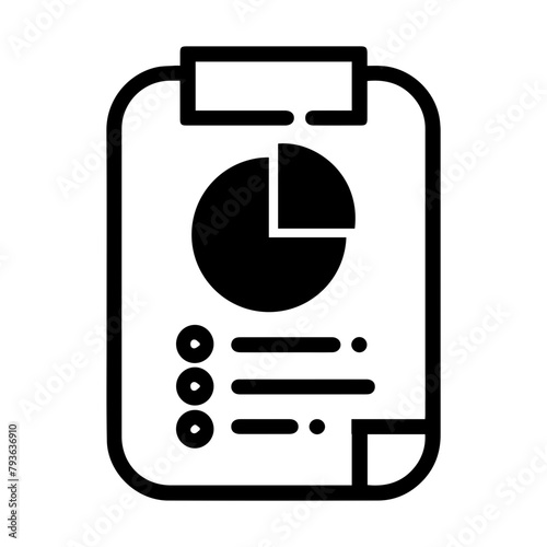 report icon vector