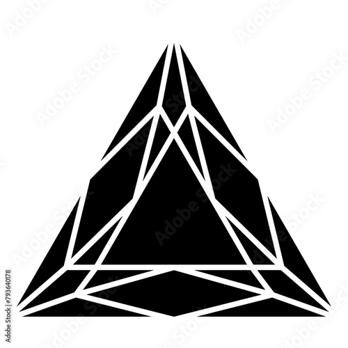 Gemstone Glyph Icon 