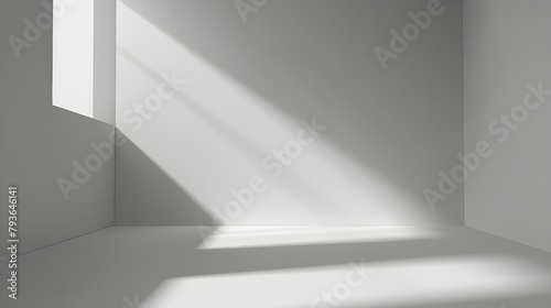 Abstract studio background for product presentation. Empty room with shadows